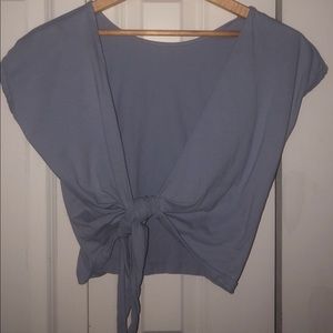 Aritzia tie up top
